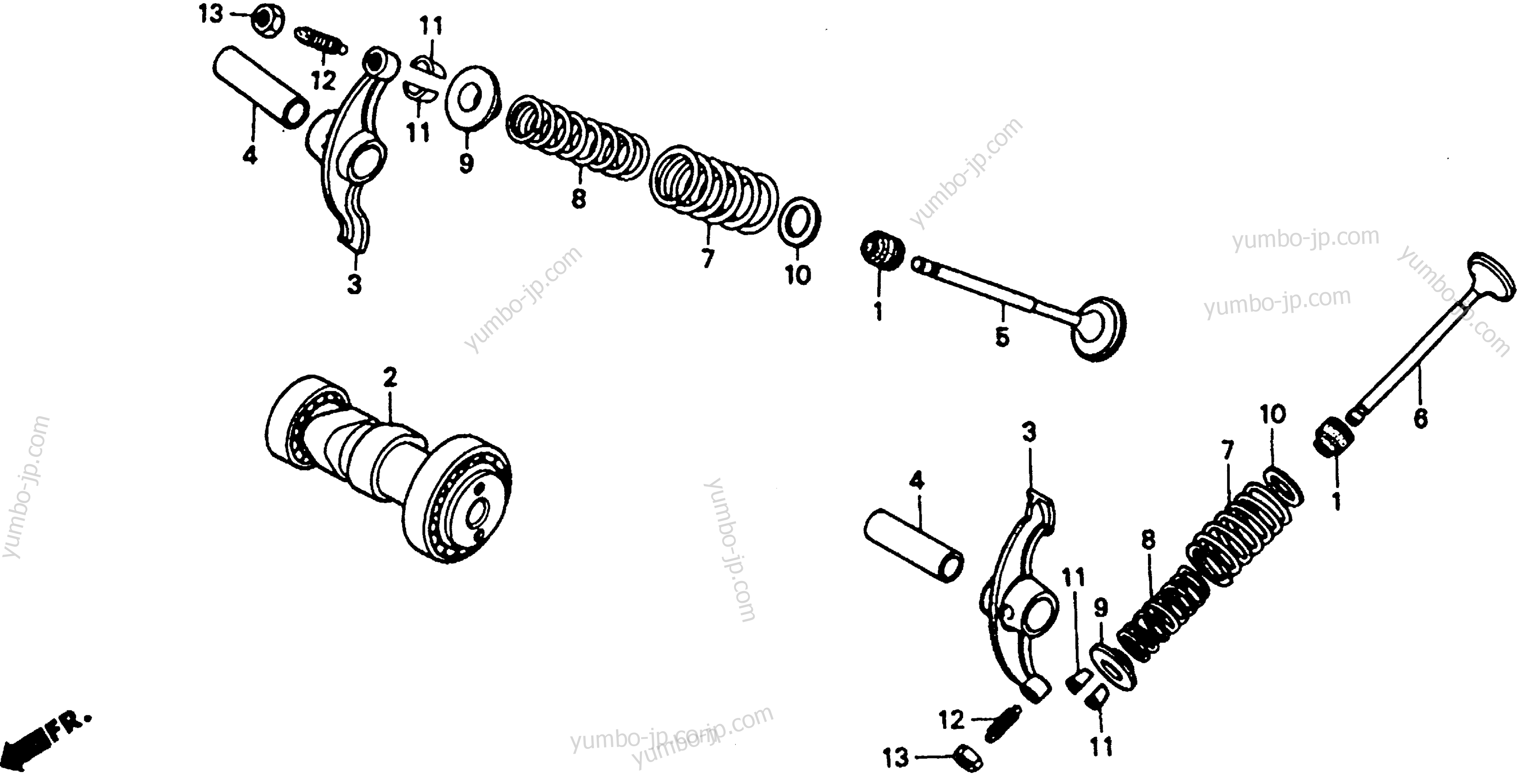 CAMSHAFT for motorcycles HONDA CT70 A 1993 year