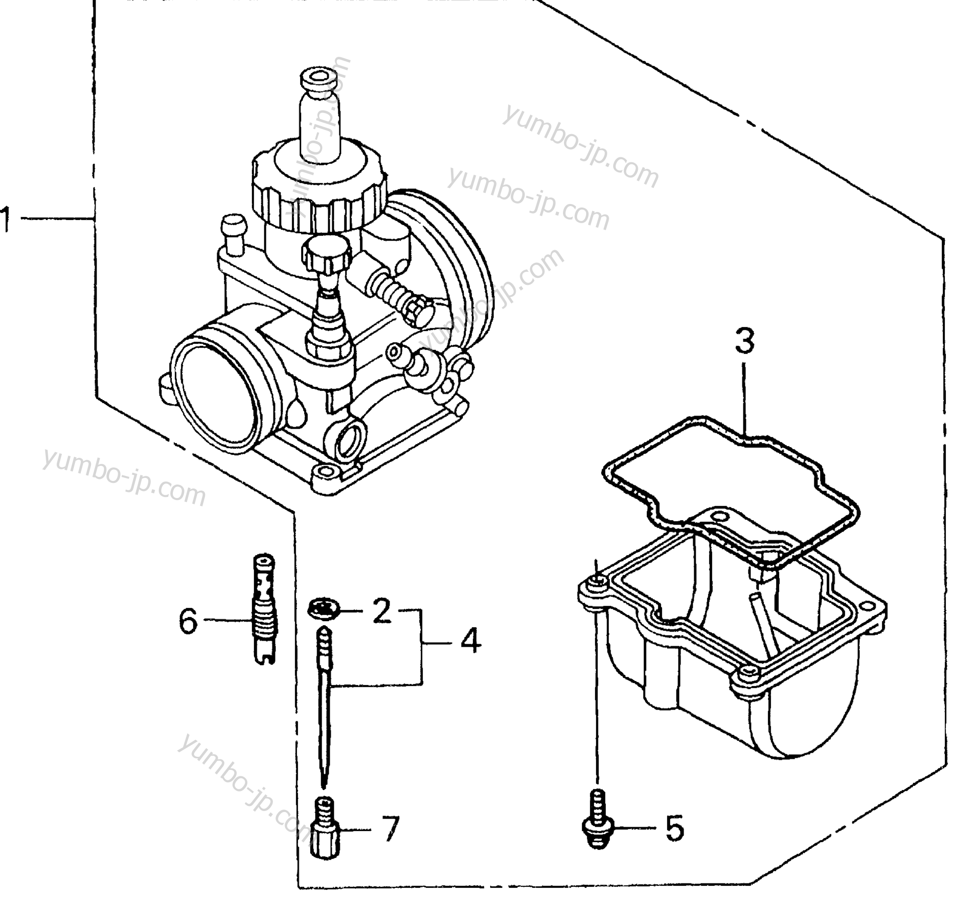 CARBURETOR OPTIONAL KIT for motorcycles HONDA CR250R A 1999 year