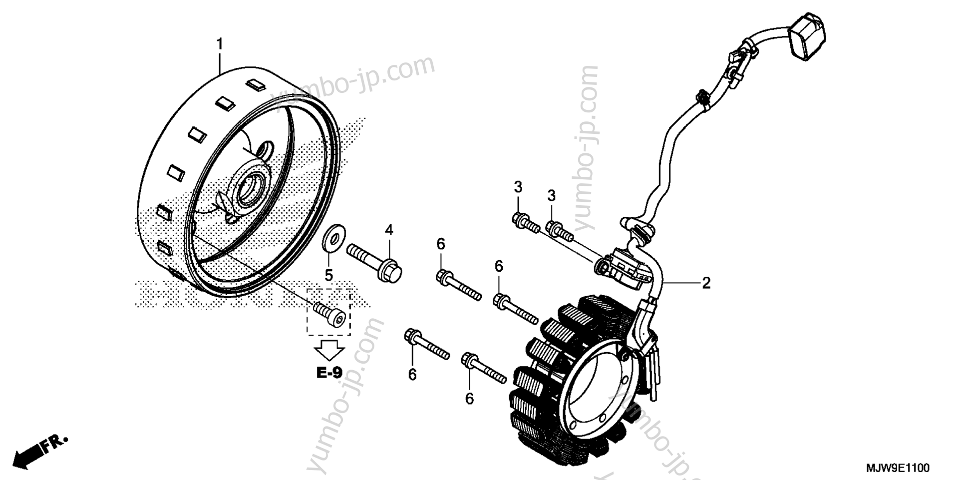 ALTERNATOR for motorcycles HONDA CB500F A 2016 year