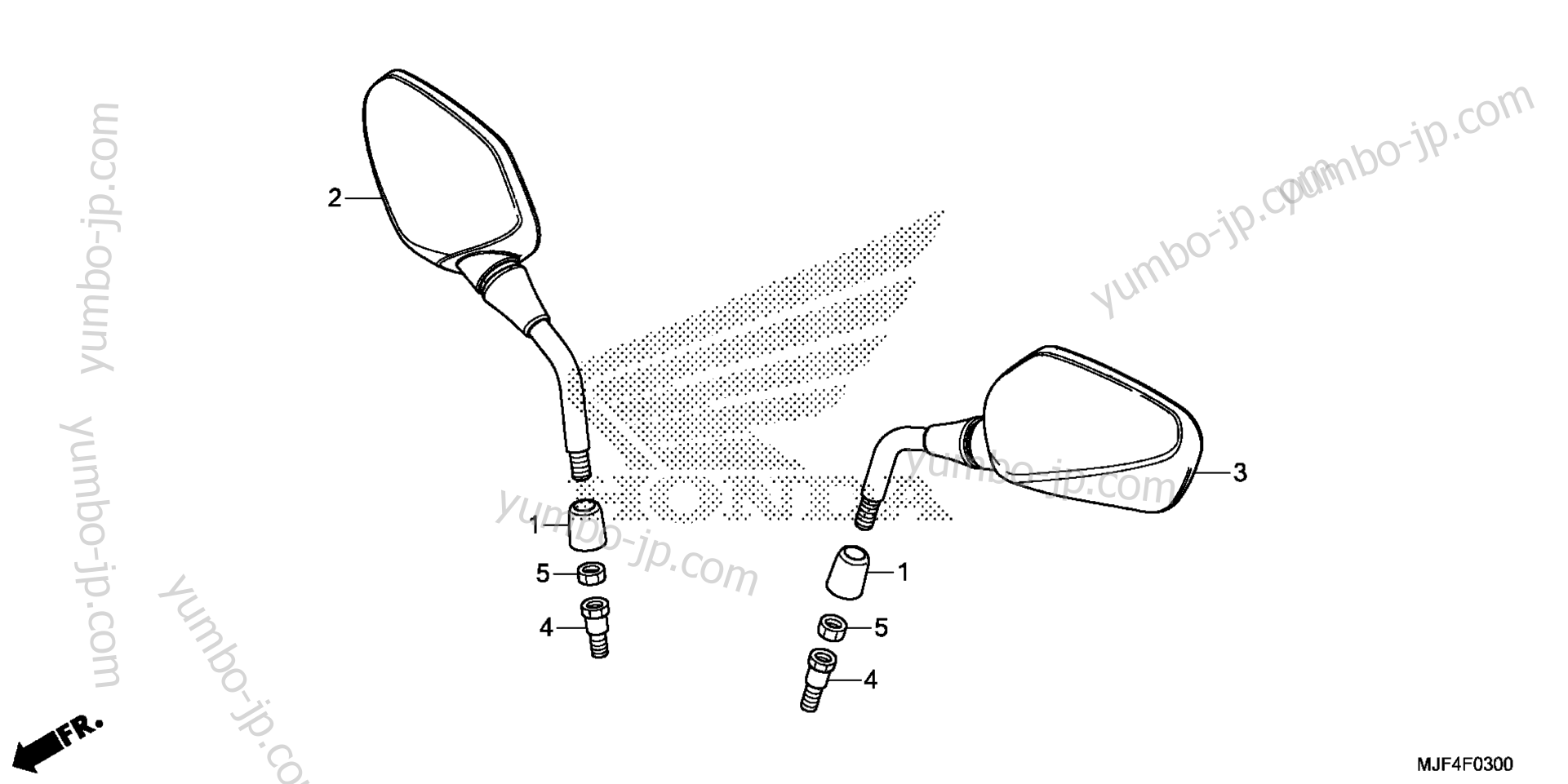 MIRROR for motorcycles HONDA CTX700N A 2014 year