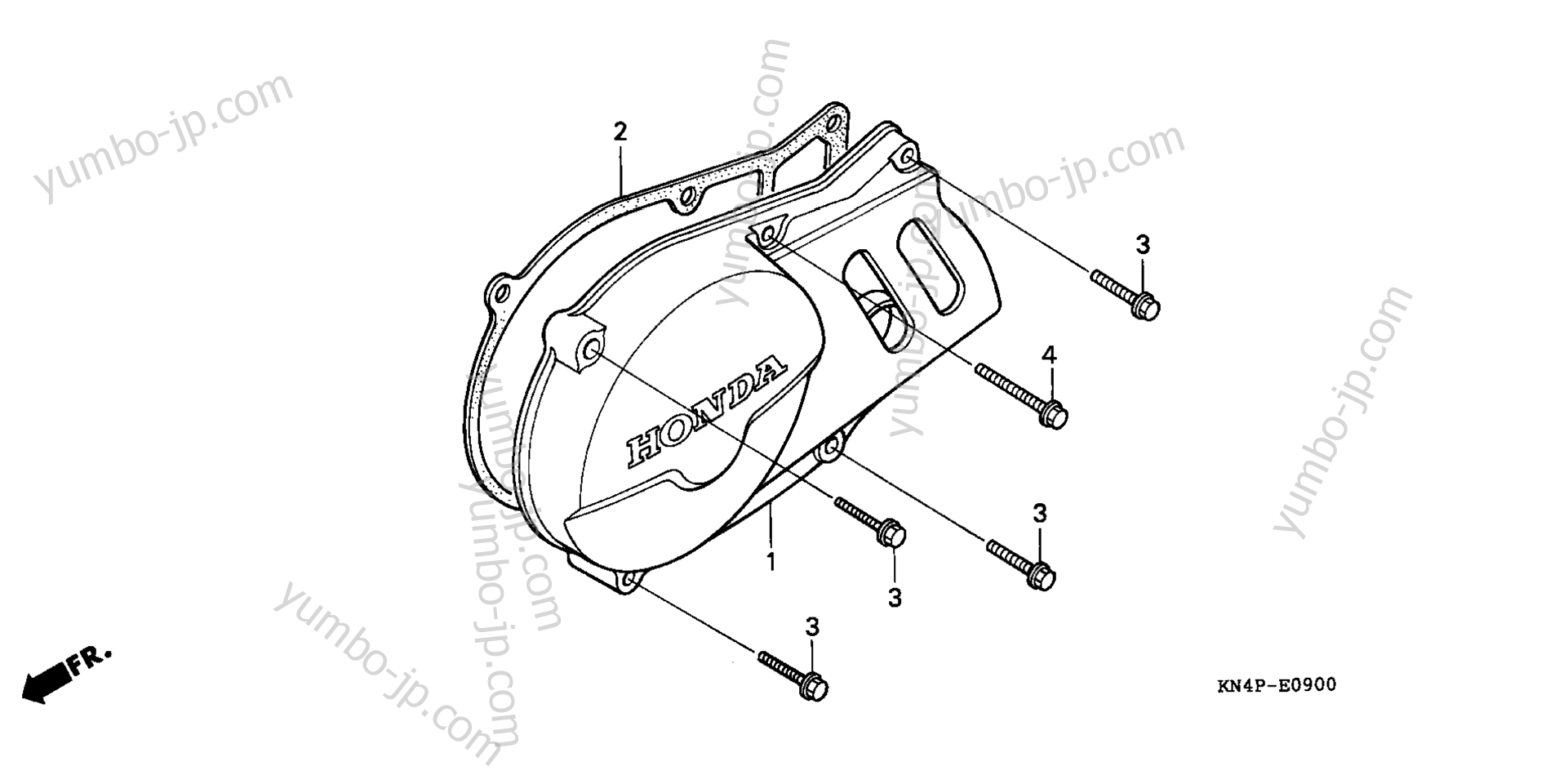 LEFT CRANKCASE COVER для мотоциклов HONDA XR100R A 2003 г.