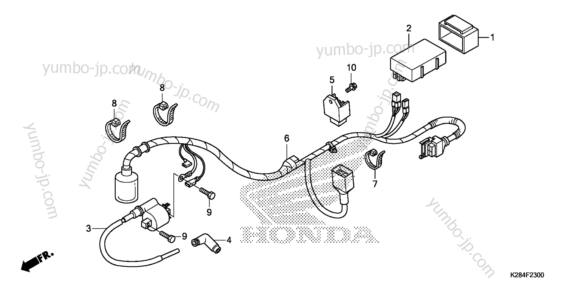 Проводка для мотоциклов HONDA CRF125FB AC 2014 г.