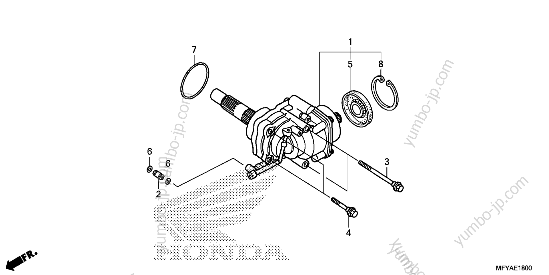 SIDE GEAR CASE для мотоциклов HONDA VT1300CRA AC 2012 г.