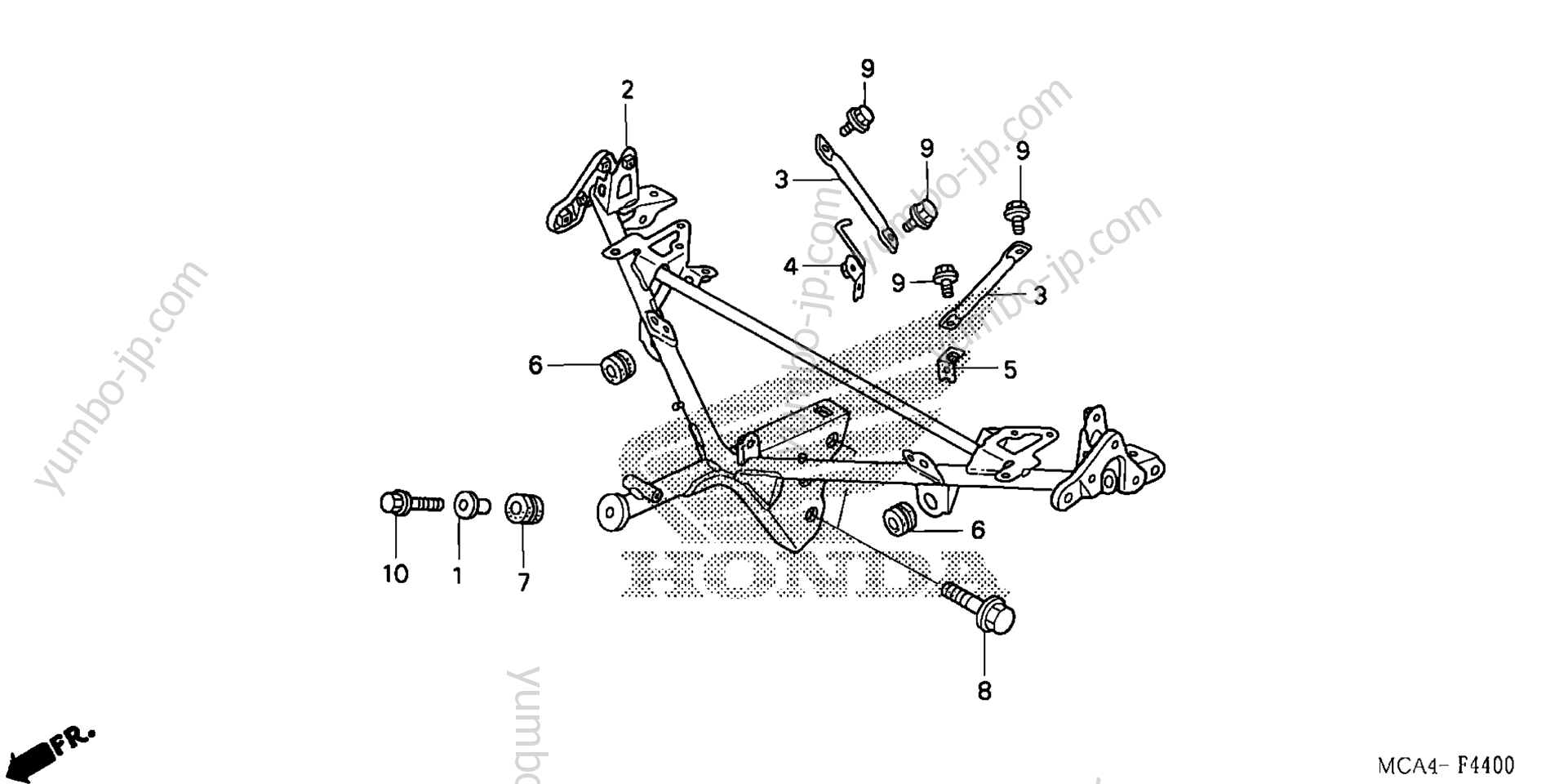 COWL STAY (GL1800/A'05) for motorcycles HONDA GL1800A A 2005 year