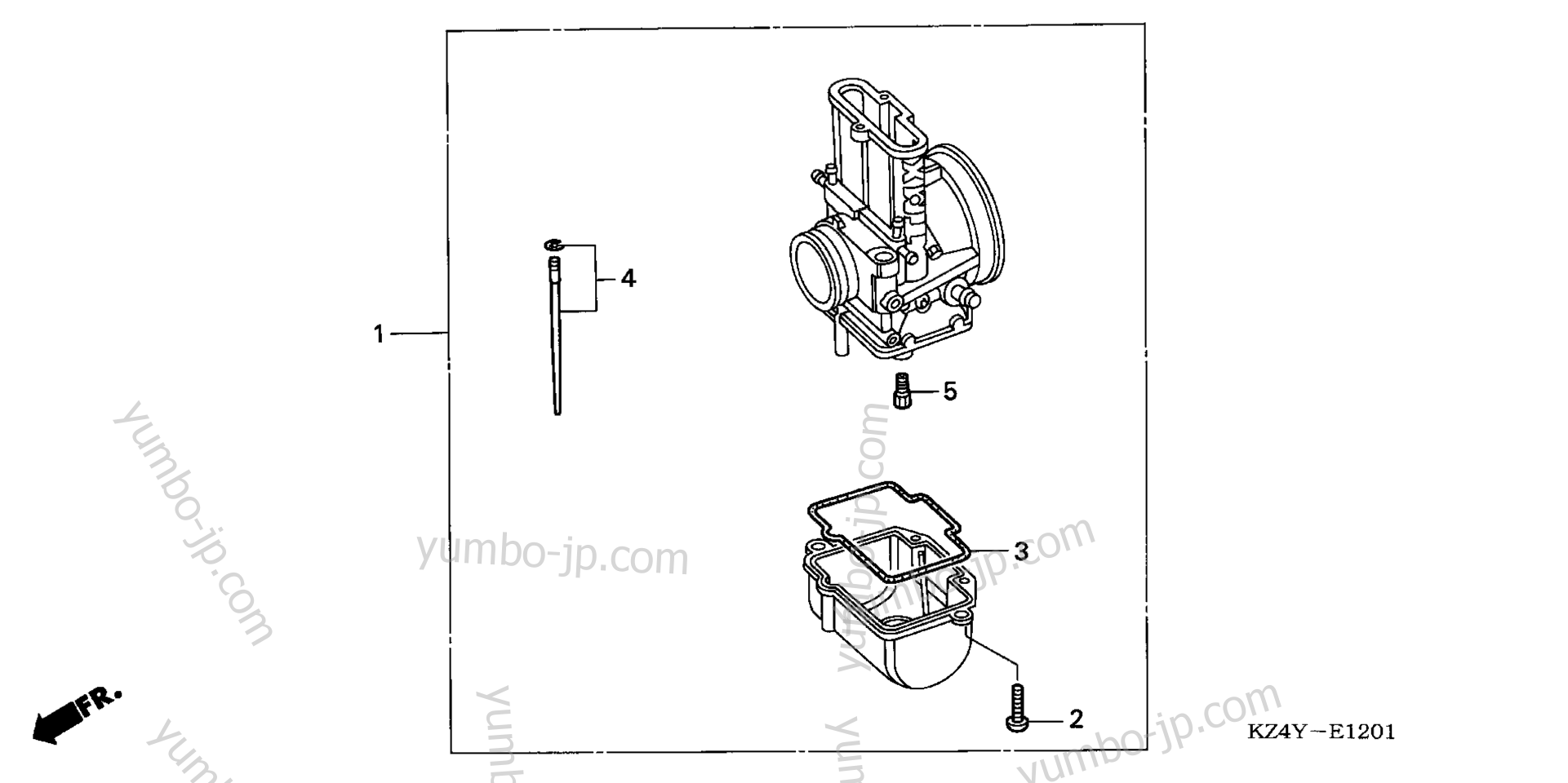 CARBURETOR OPTIONAL KIT for motorcycles HONDA CR125R A 2000 year