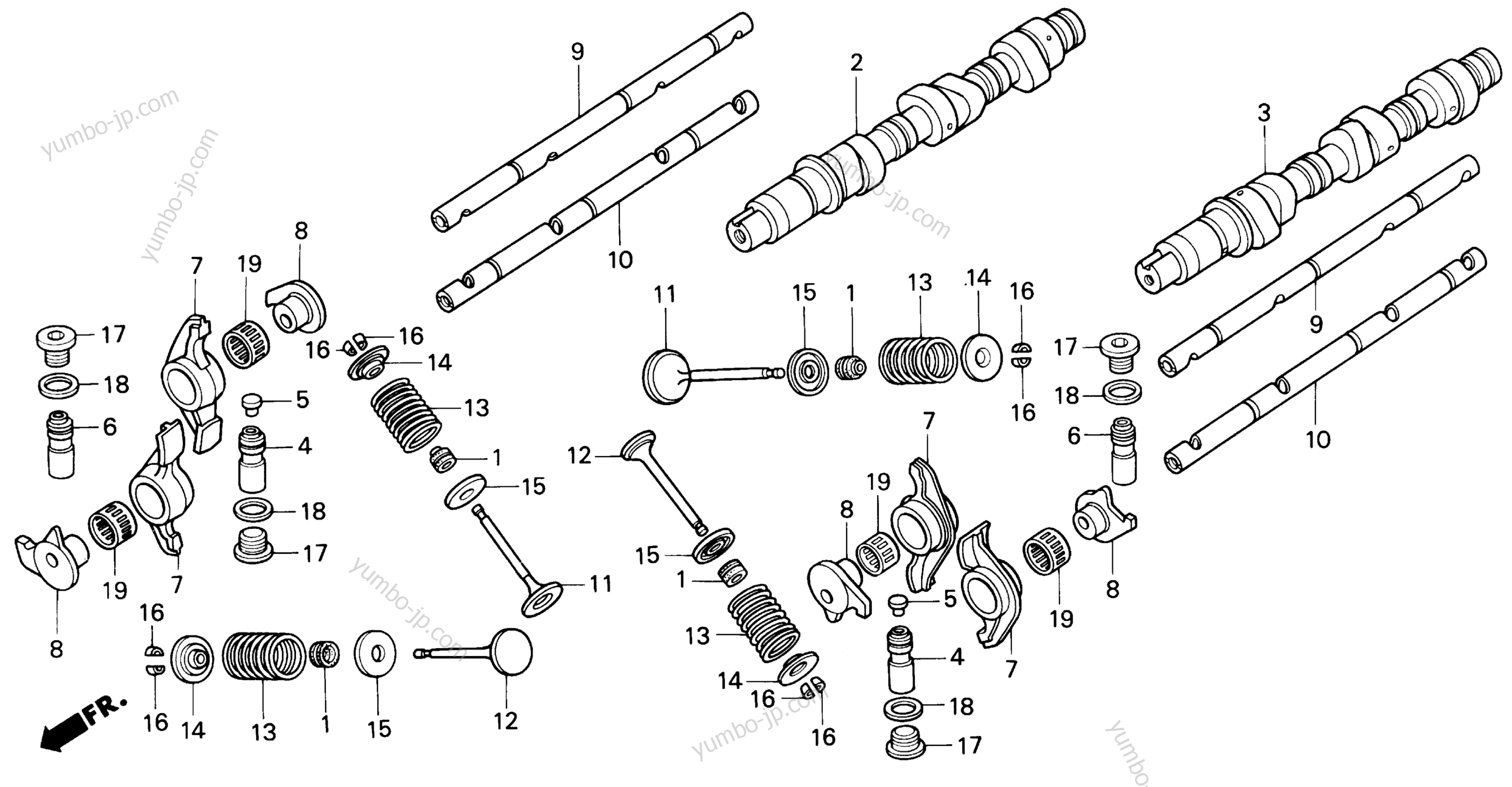 CAMSHAFT for motorcycles HONDA GL1500A AC 1995 year