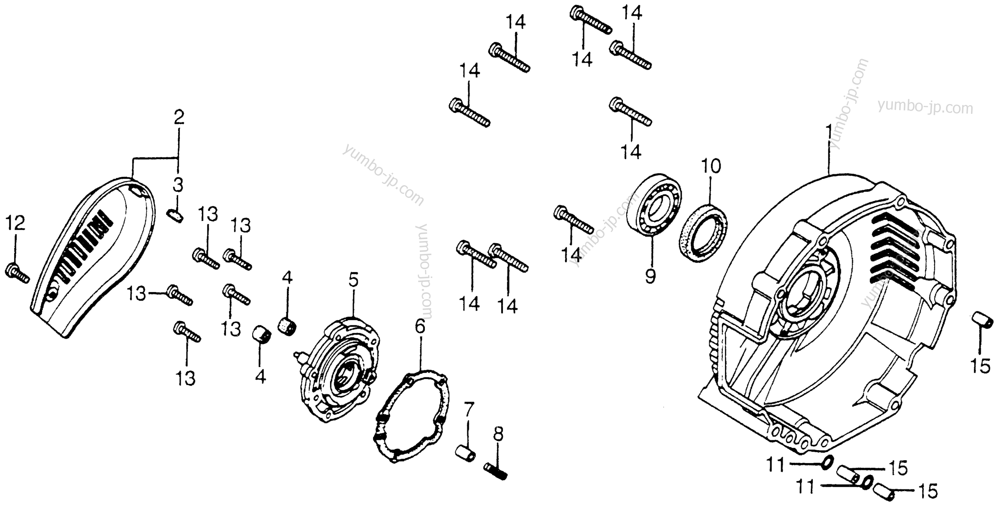 TORQUE CONVERTER CASE для мотоциклов HONDA CB750A A 1978 г.