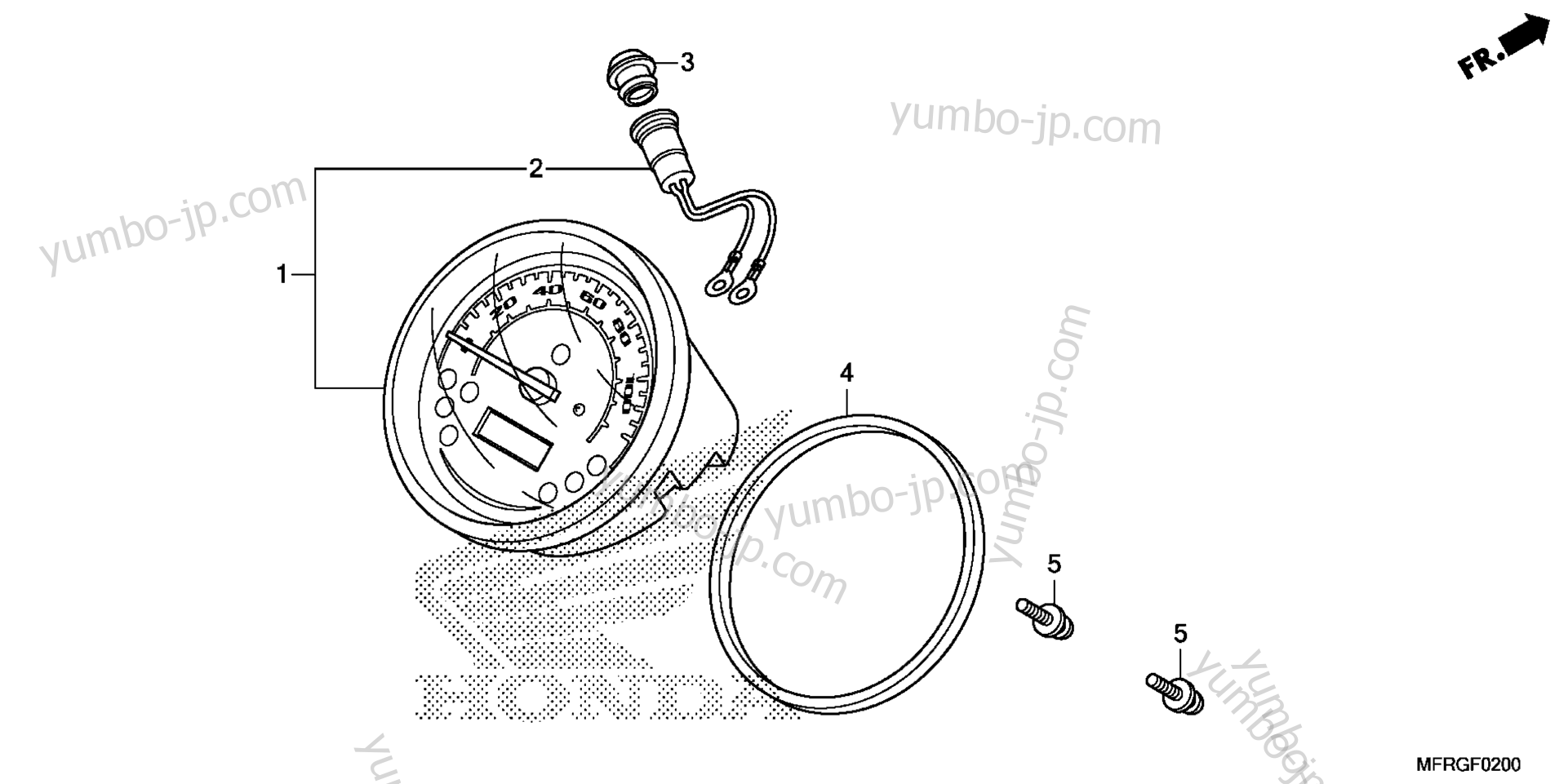 Измерительные приборы / (1) для мотоциклов HONDA VT1300CR A 2016 г.