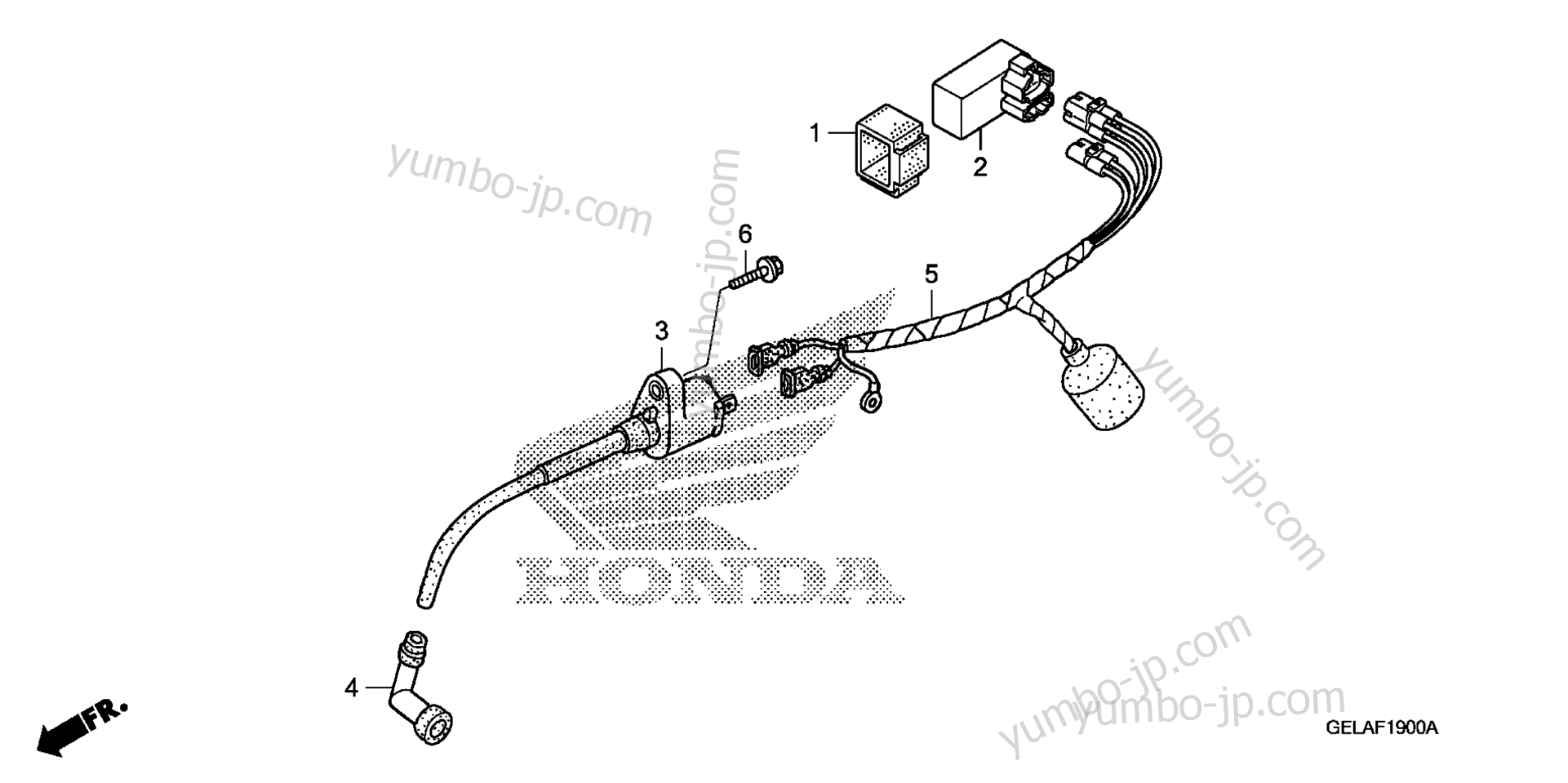WIRE HARNESS for motorcycles HONDA CRF50F AC 2012 year
