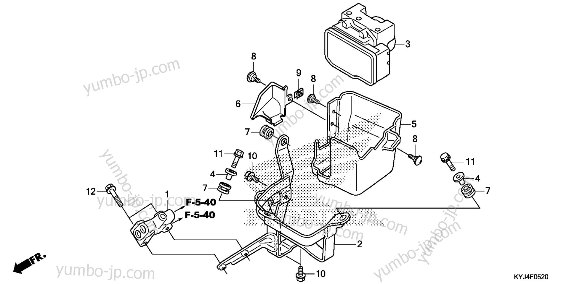 ABS MODULATOR for motorcycles HONDA CBR250RA AC 2012 year