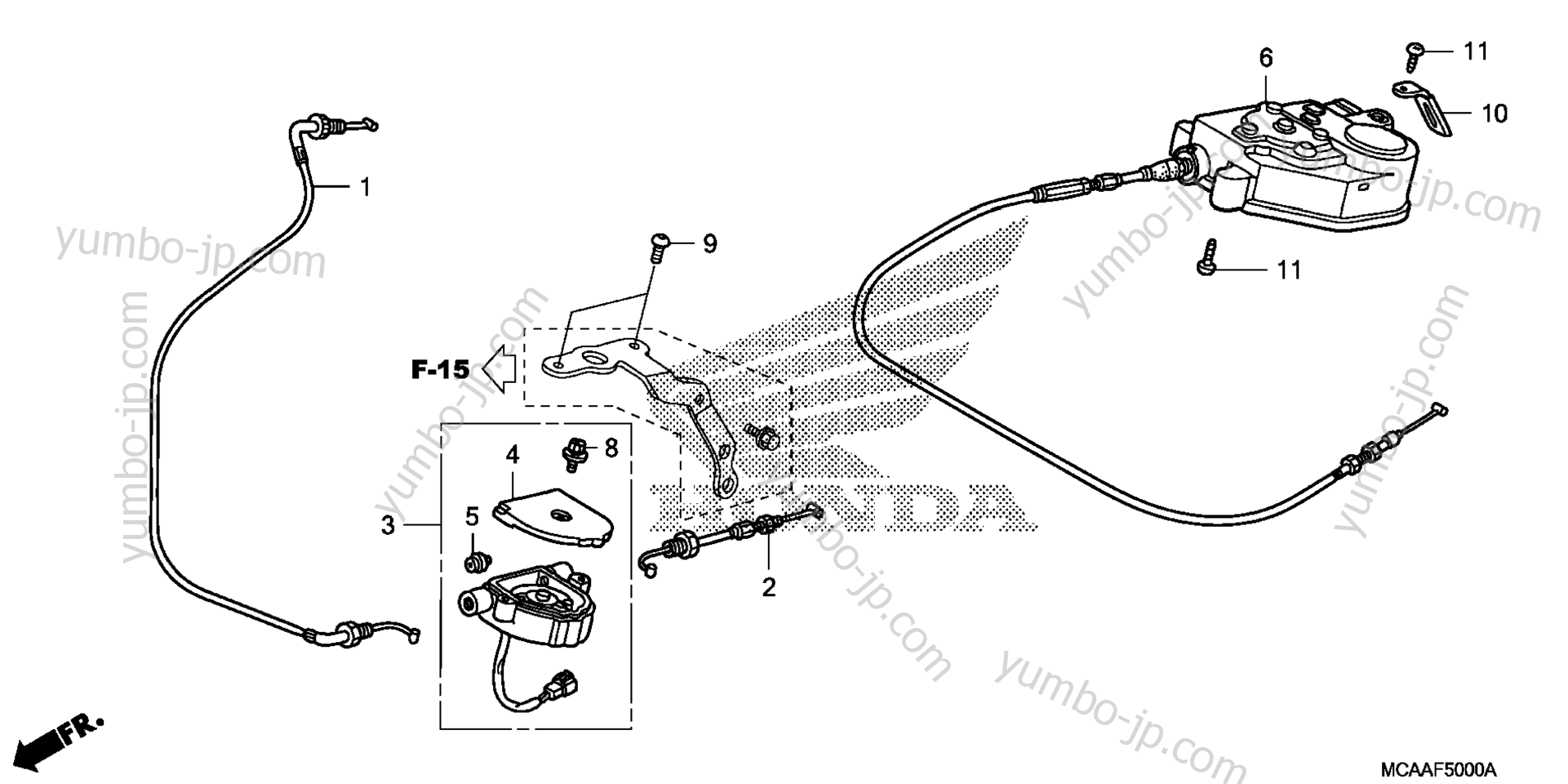 AUTO CRUISE (GL1800/A'05) for motorcycles HONDA GL1800A A 2005 year