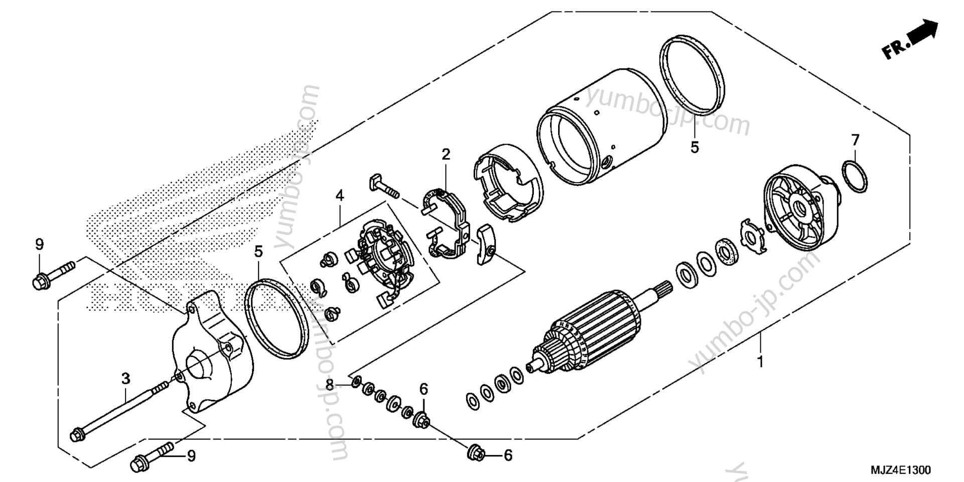 STARTING MOTOR for motorcycles HONDA ST1300PA AC 2016 year