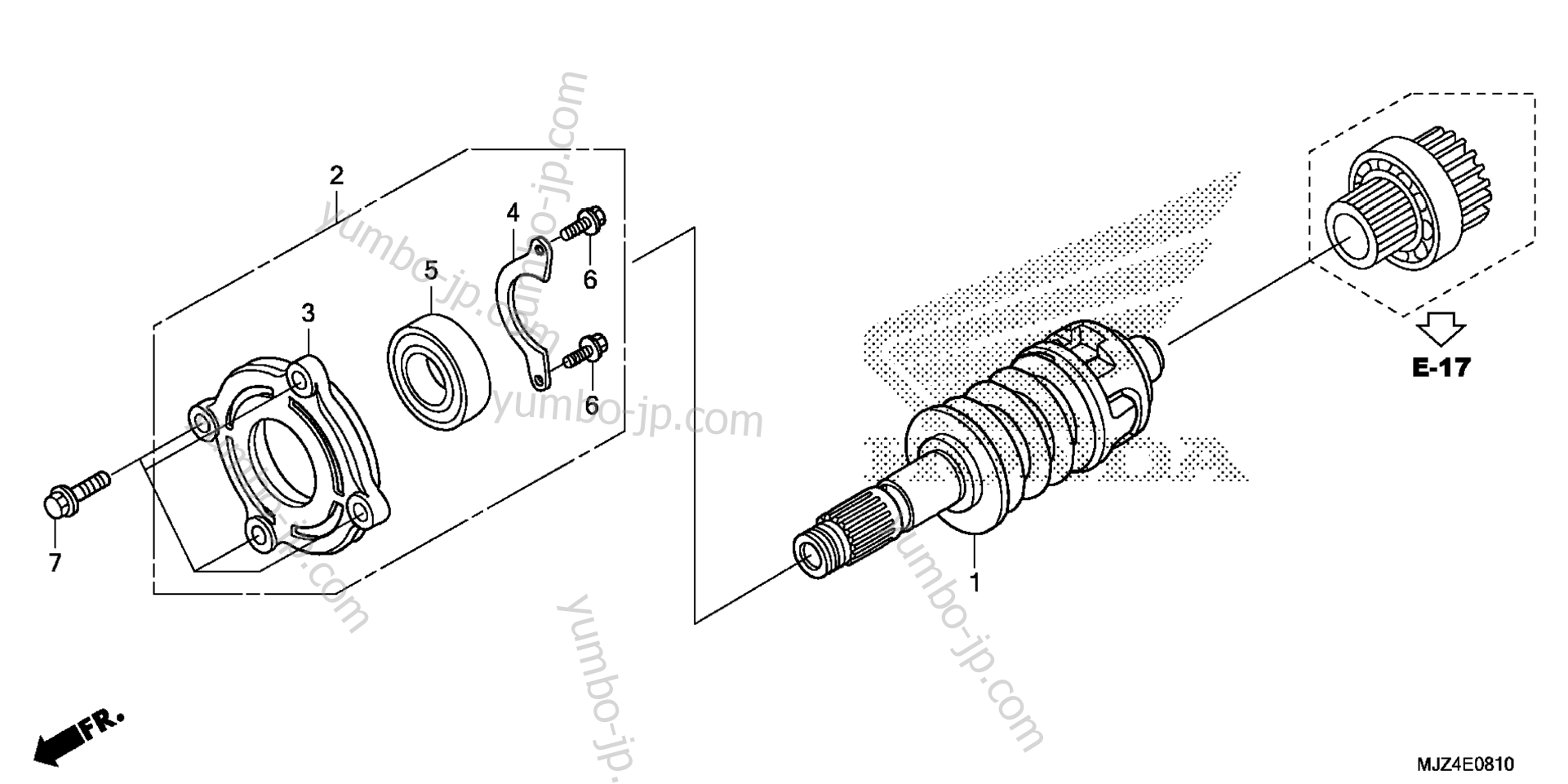 PRIMARY SHAFT для мотоциклов HONDA ST1300PA AC 2016 г.