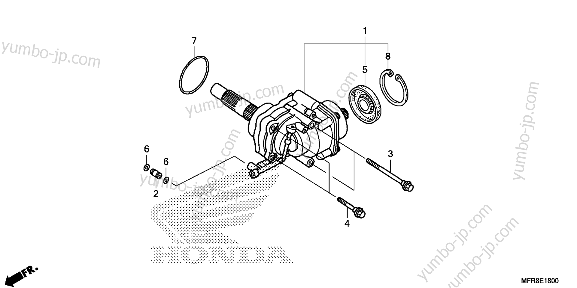 SIDE GEAR CASE для мотоциклов HONDA VT1300CR A 2014 г.