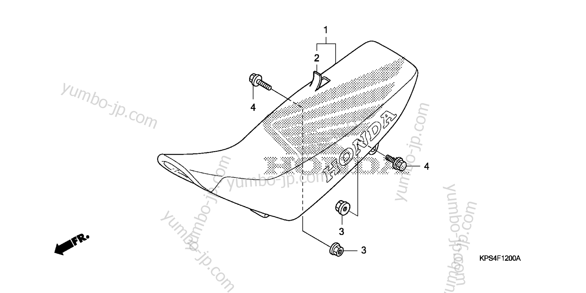 SEAT for motorcycles HONDA CRF230F A 2003 year