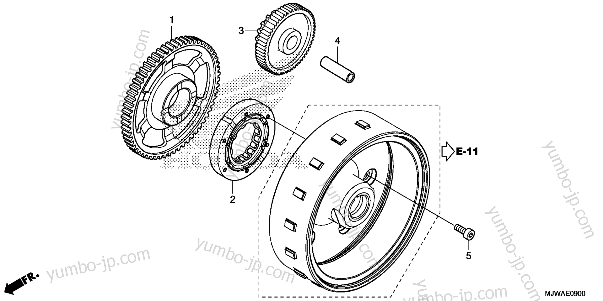 STARTING CLUTCH for motorcycles HONDA CBR500RA 2AC 2016 year