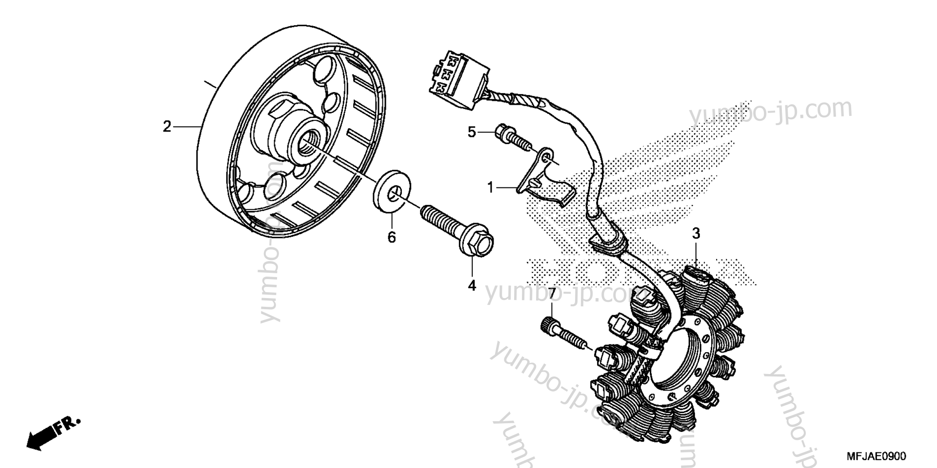 ALTERNATOR for motorcycles HONDA CBR600RR A 2012 year