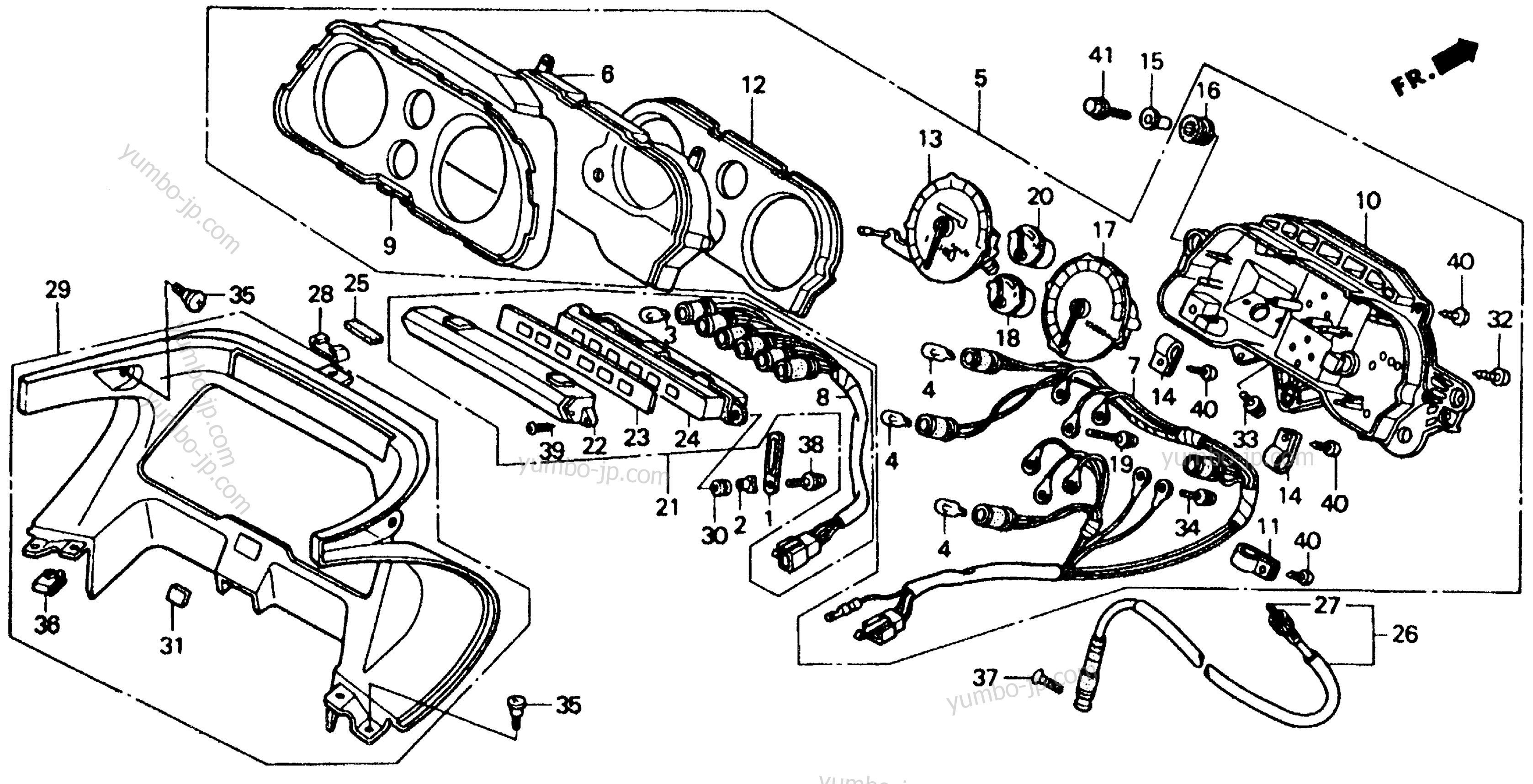 Измерительные приборы для мотоциклов HONDA CBR1000F AC 1991 г.