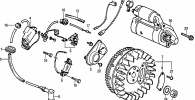 POINTS / IGNITION COIL / FLYWHEEL