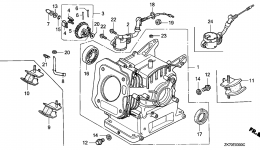 CYLINDER BARREL for двигателя HONDA GX120K1 SWX2/A