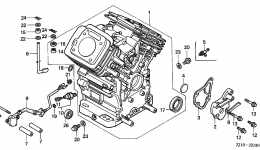 CYLINDER (GX620K1) для двигателя HONDA GX620K1 QZB2/A