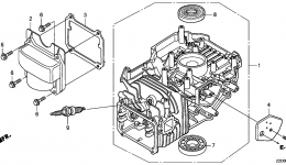 CYLINDER BARREL for двигателя HONDA GSV190A A1C