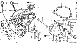 CYLINDER / OIL PAN для двигателя HONDA GV35 N2