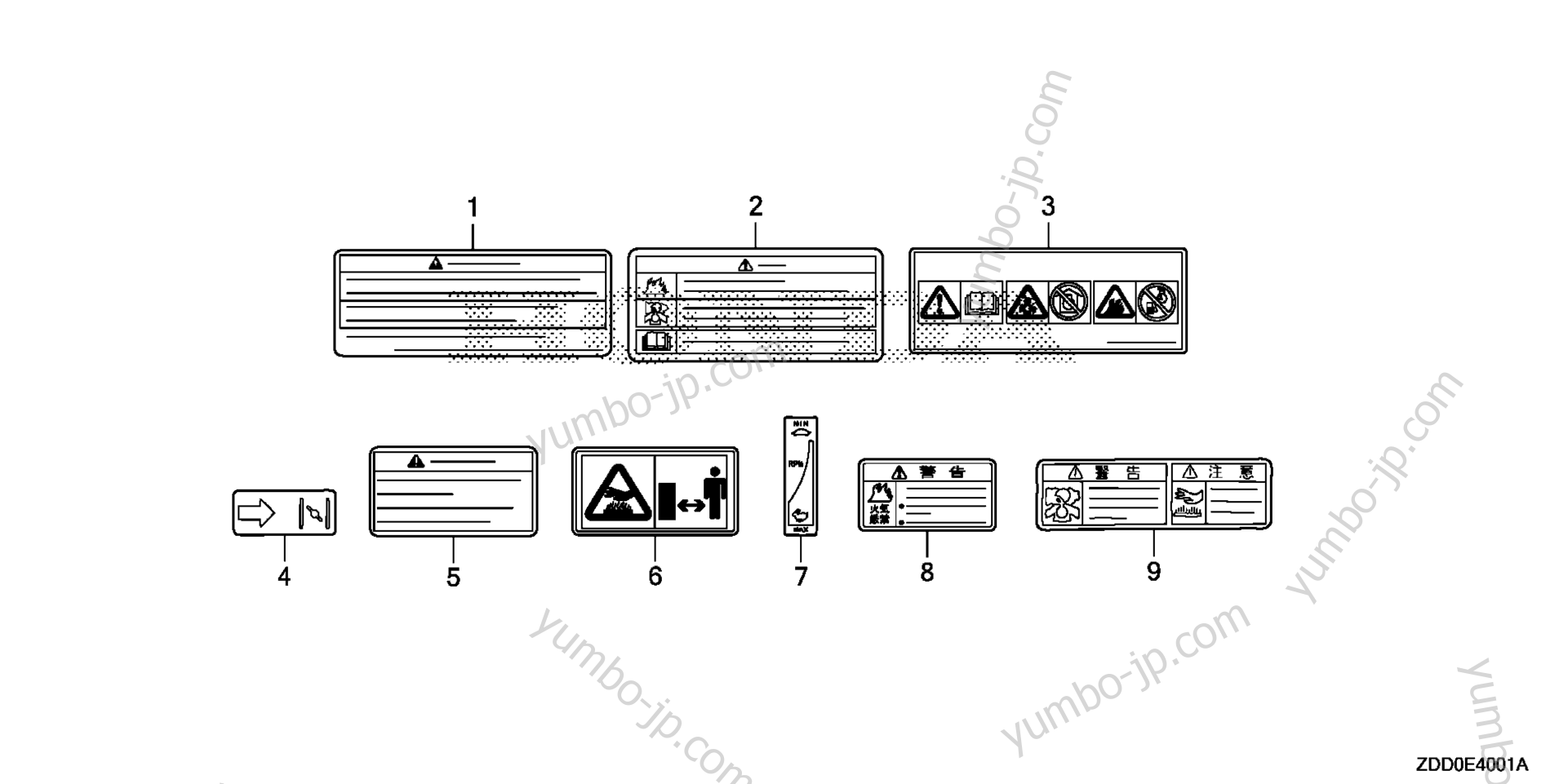 OTHER PARTS (2) для двигателей HONDA GX100RT KRDF 