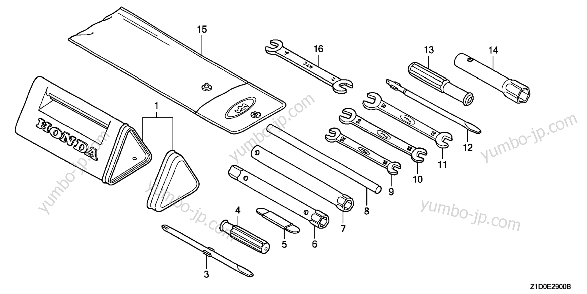 TOOL for multi purpose engines HONDA GX270T QAG2 