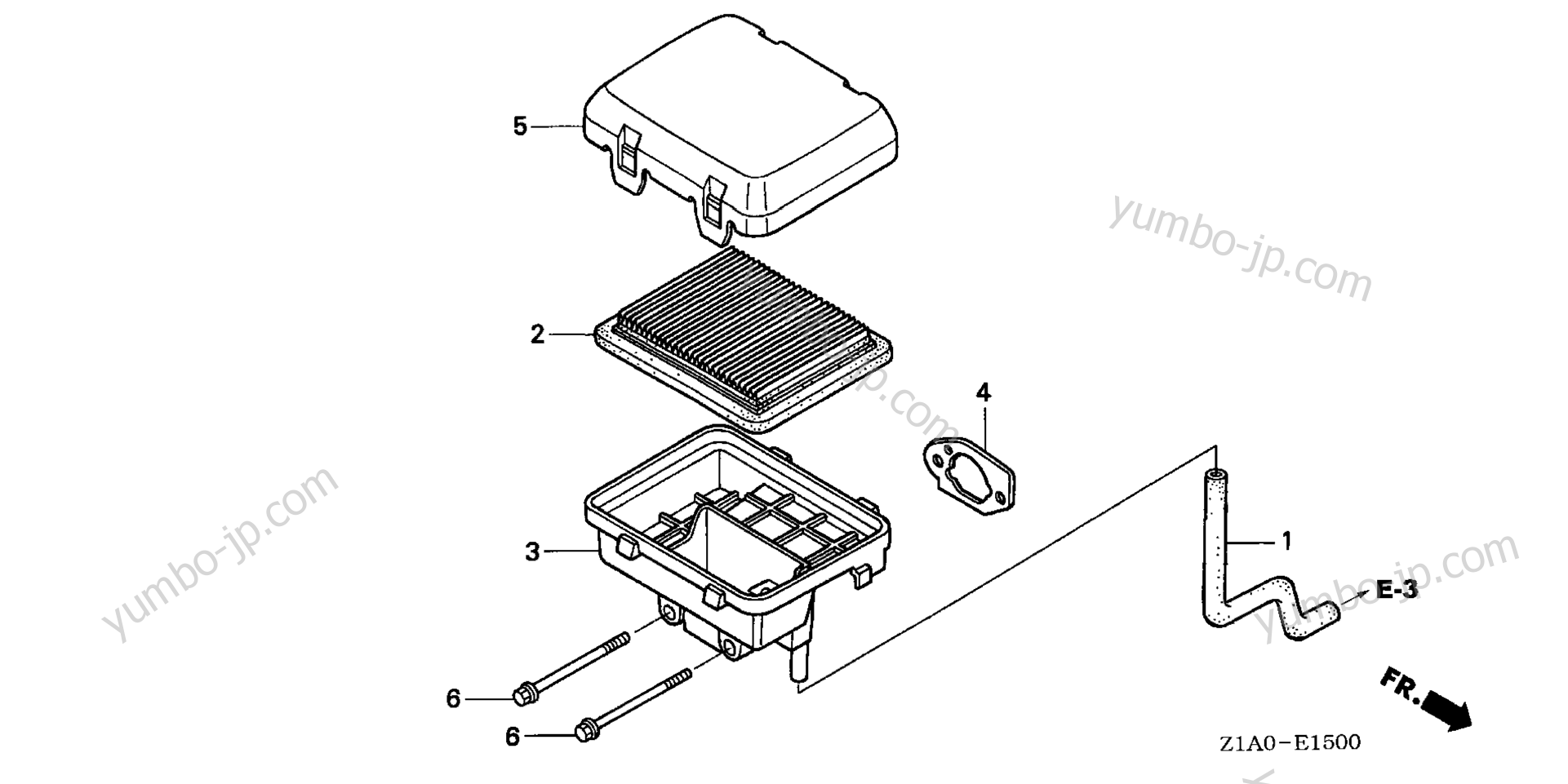 AIR CLEANER для двигателей HONDA GC190A VXA 