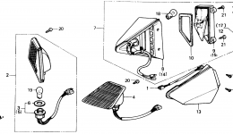 TURN SIGNAL for скутера HONDA CH150D AC1985 year 