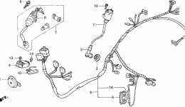 WIRE HARNESS for скутера HONDA SA50 A1999 year 