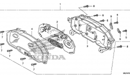 COMBINATION METER for скутера HONDA FSC600A AC2013 year 