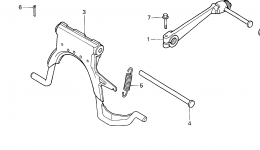 STAND / STARTER ARM for скутера HONDA SA50P A2001 year 