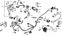 WIRE HARNESS for скутера HONDA CH125 A1984 year 