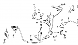 WIRE HARNESS for скутера HONDA NN50MD A1984 year 