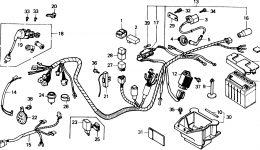 WIRE HARNESS for скутера HONDA CH80 A1988 year 