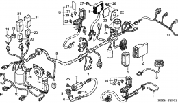WIRE HARNESS (ABS) for скутера HONDA NSS250AS SAC2005 year 