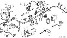 WIRE HARNESS for скутера HONDA NSS250S SAC2007 year 