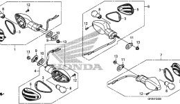 TURN SIGNAL for скутера HONDA NHX110 A2010 year 