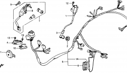 WIRE HARNESS for скутера HONDA SA50 A1988 year 