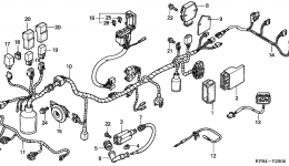 WIRE HARNESS (1) for скутера HONDA NSS250 AC2003 year 