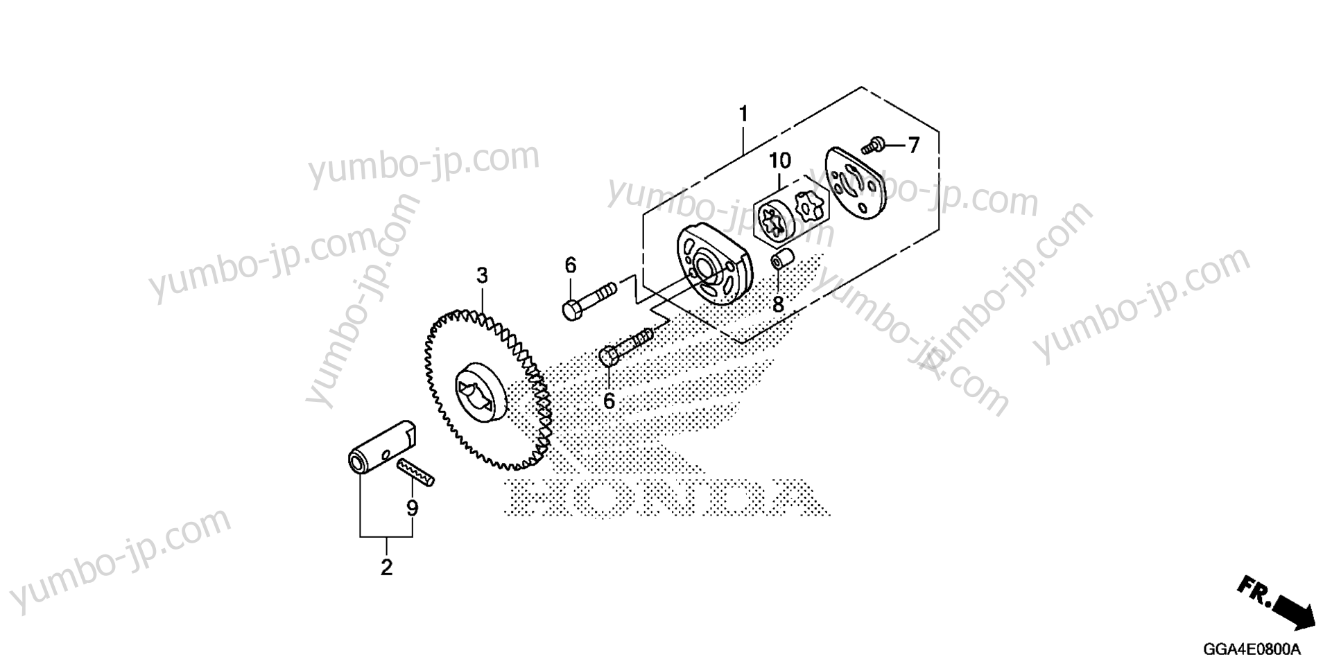 OIL PUMP for scooters HONDA NPS50 AC 2014 year