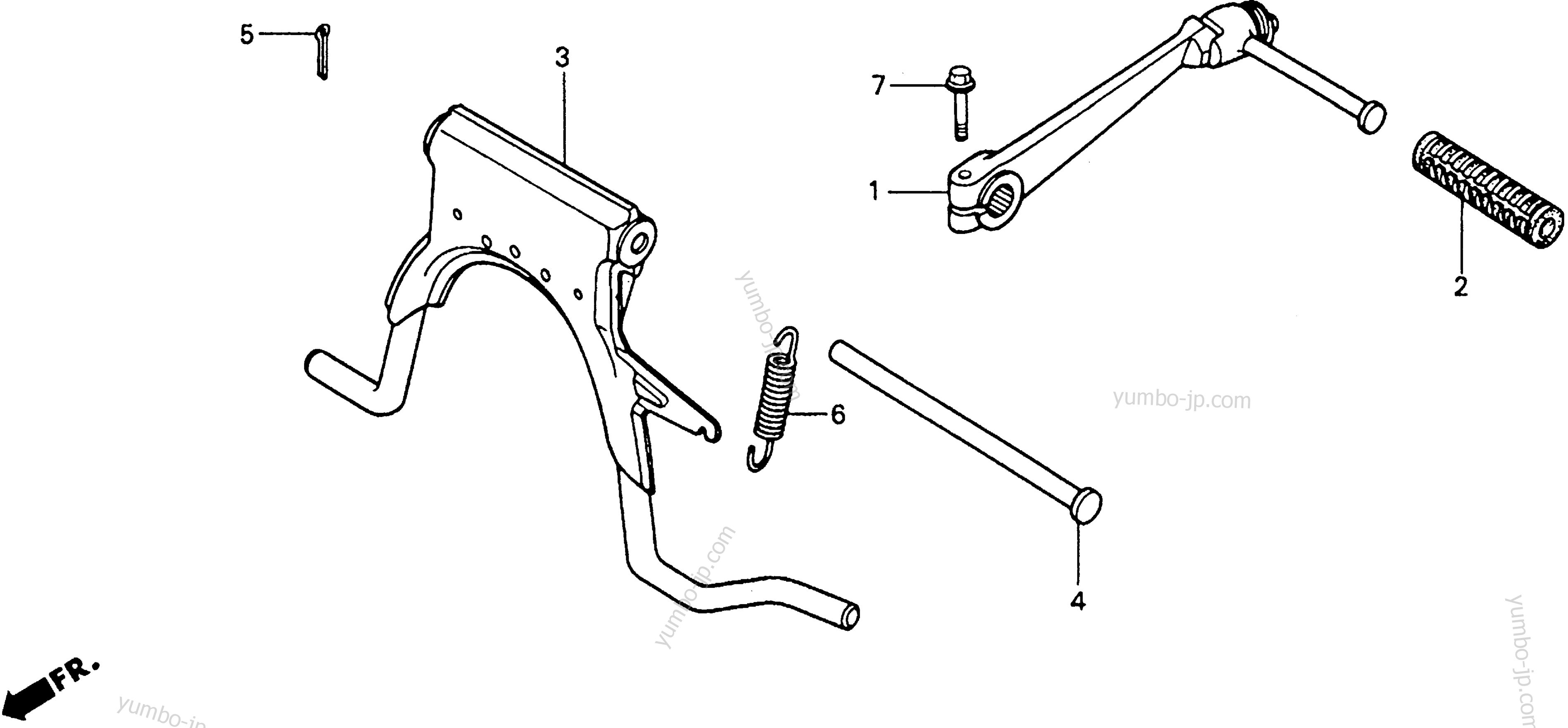 STAND for scooters HONDA SA50 A 1992 year