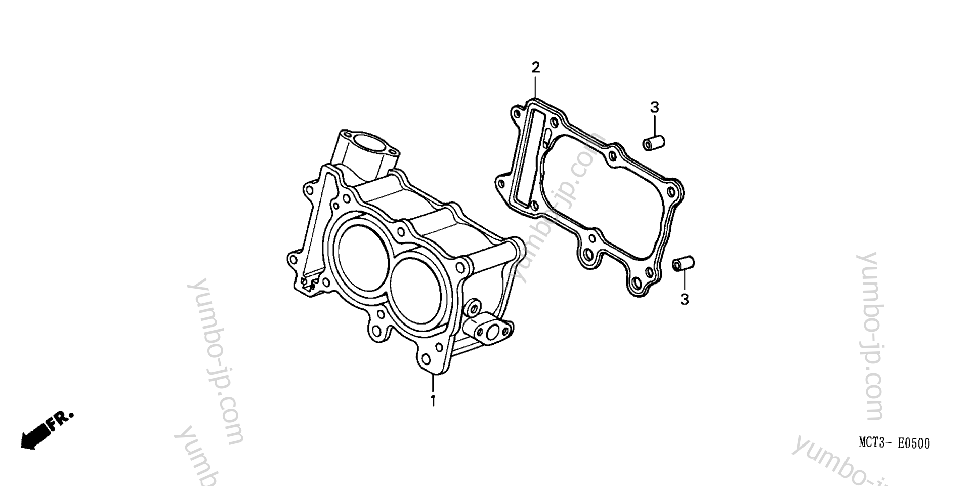 CYLINDER for scooters HONDA FSC600D AC 2004 year