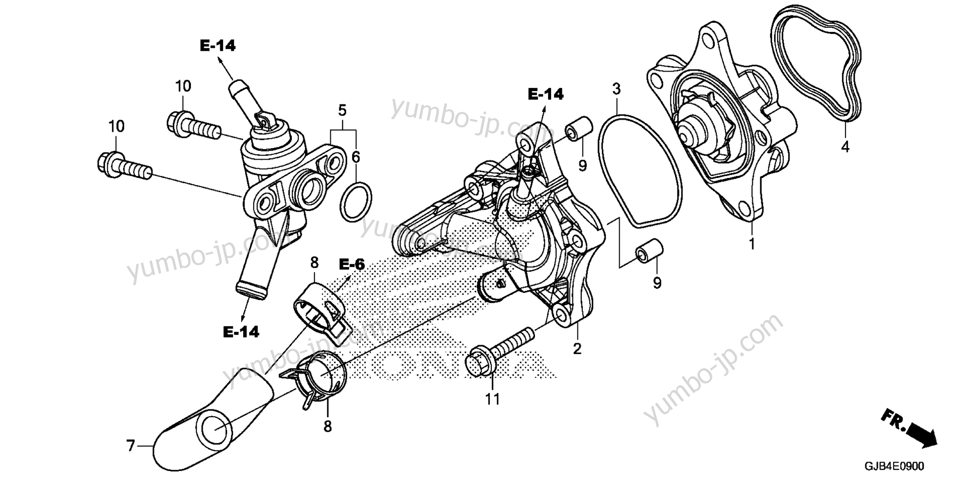 WATER PUMP for scooters HONDA NCW50 AC 2016 year