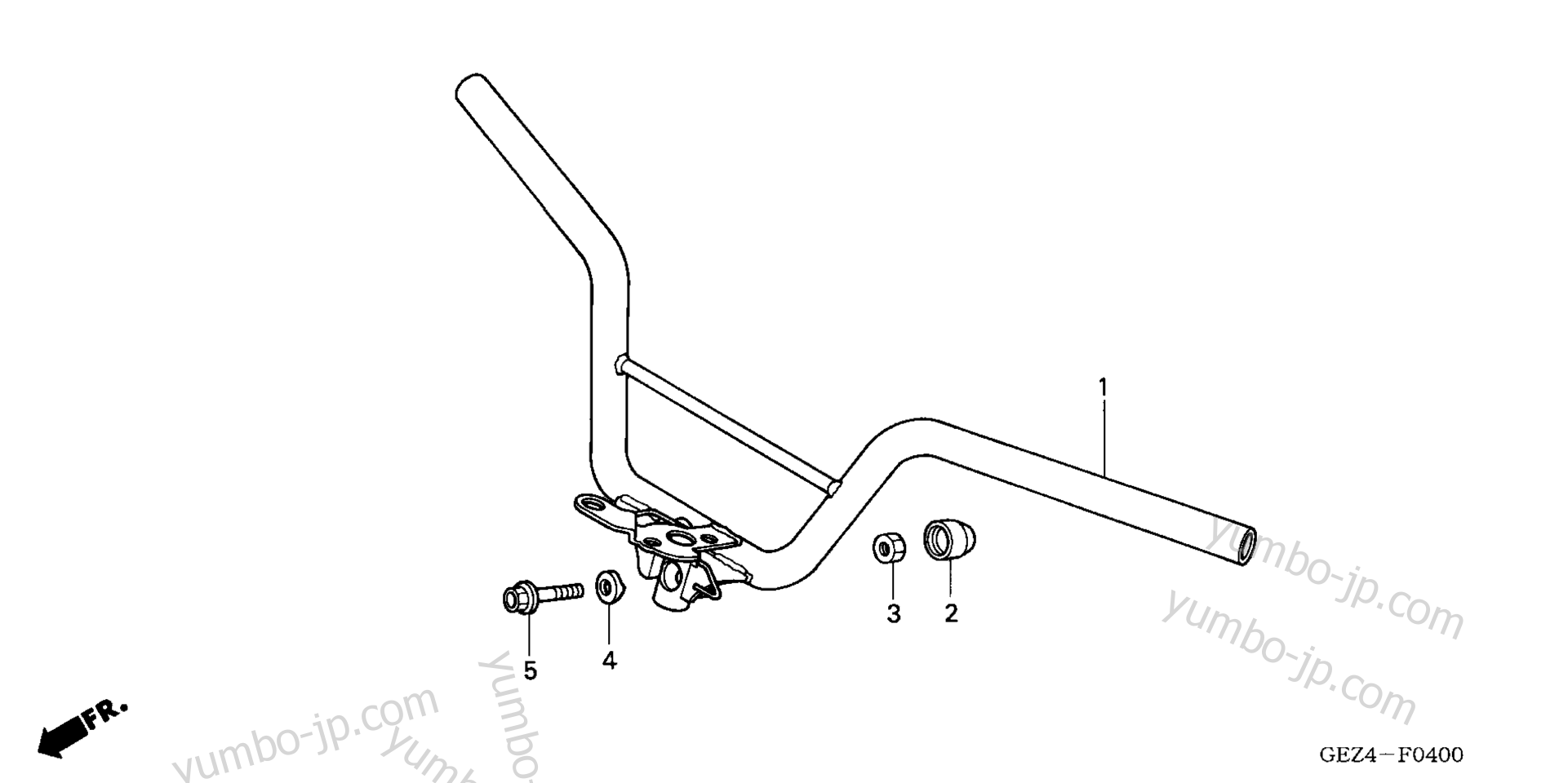 HANDLEBAR for scooters HONDA NPS50 A 2003 year