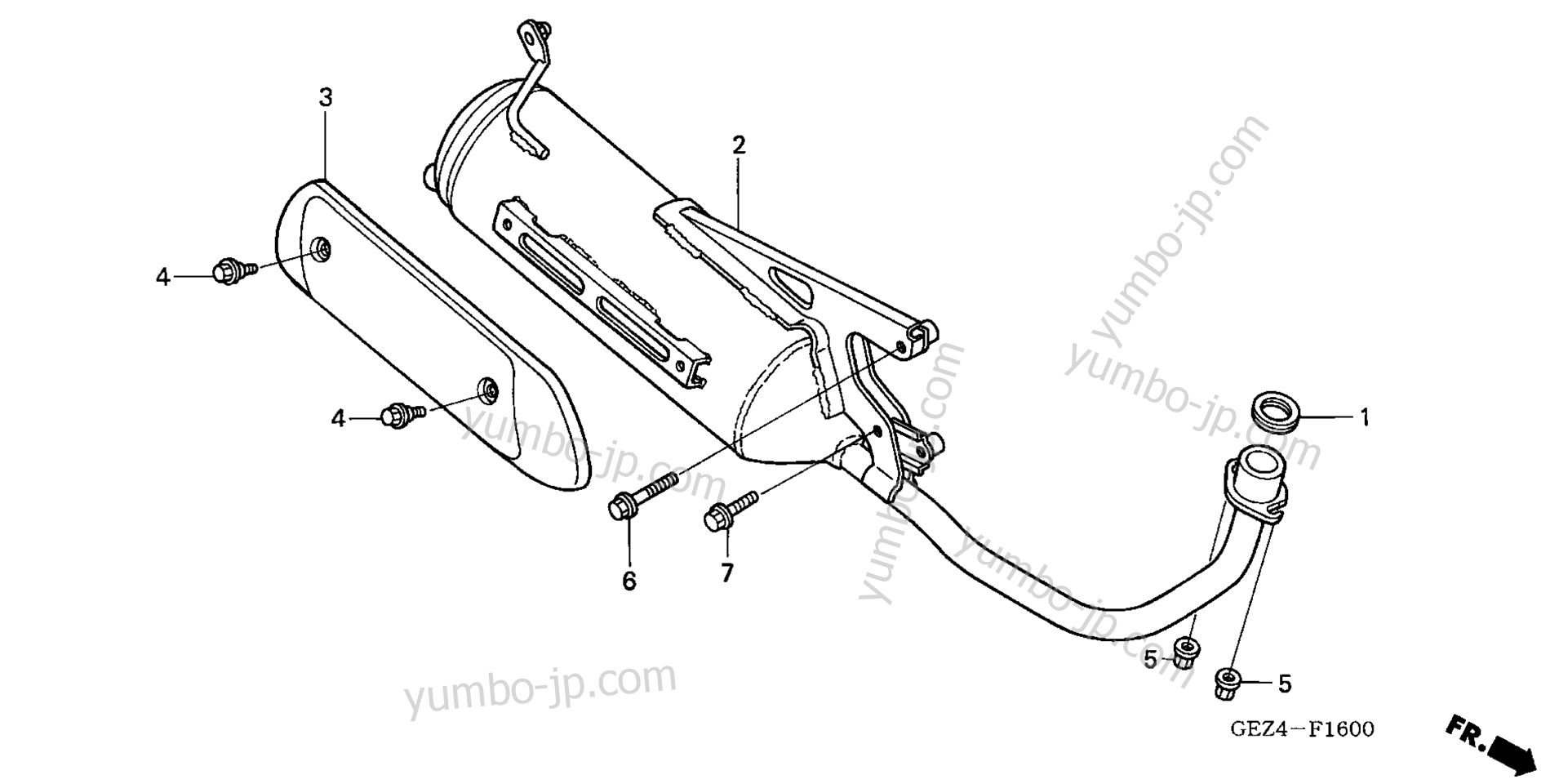 MUFFLER for scooters HONDA NPS50 A 2005 year
