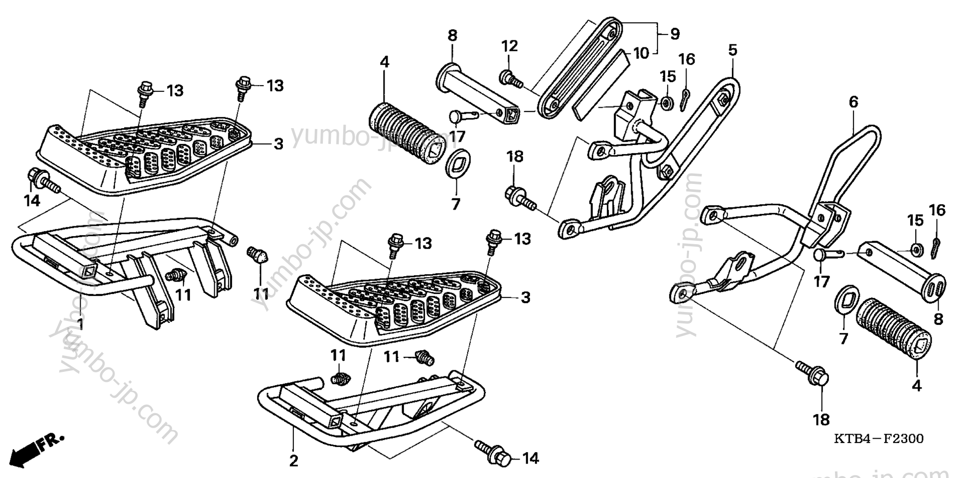 STEP for scooters HONDA PS250 AC 2006 year