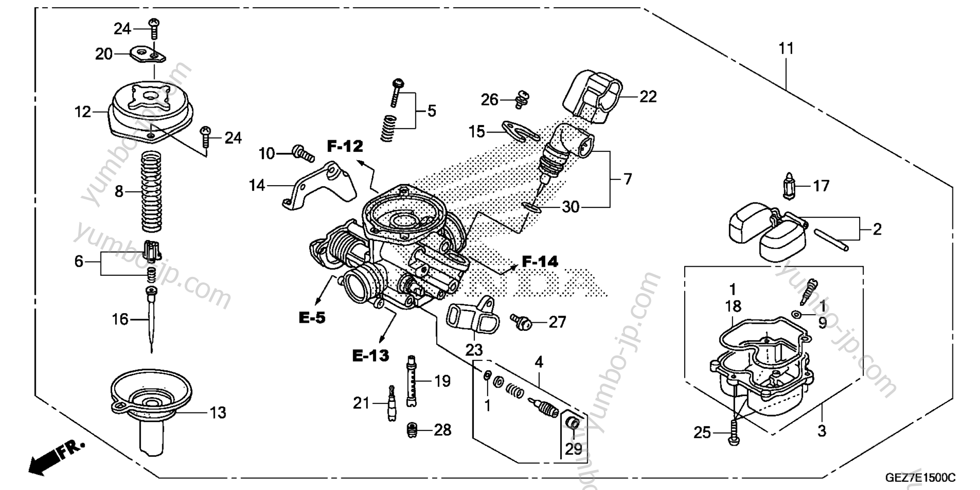 CARBURETOR for scooters HONDA NPS50 A 2007 year